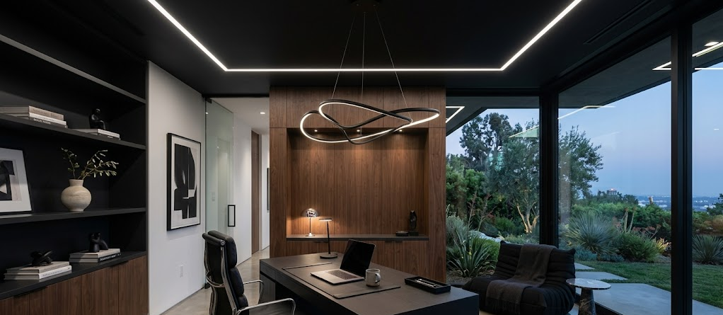 Matte Black Ceiling