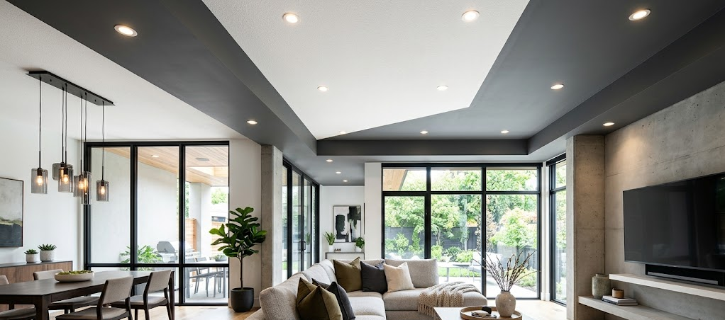  Two-Tone Ceiling Design